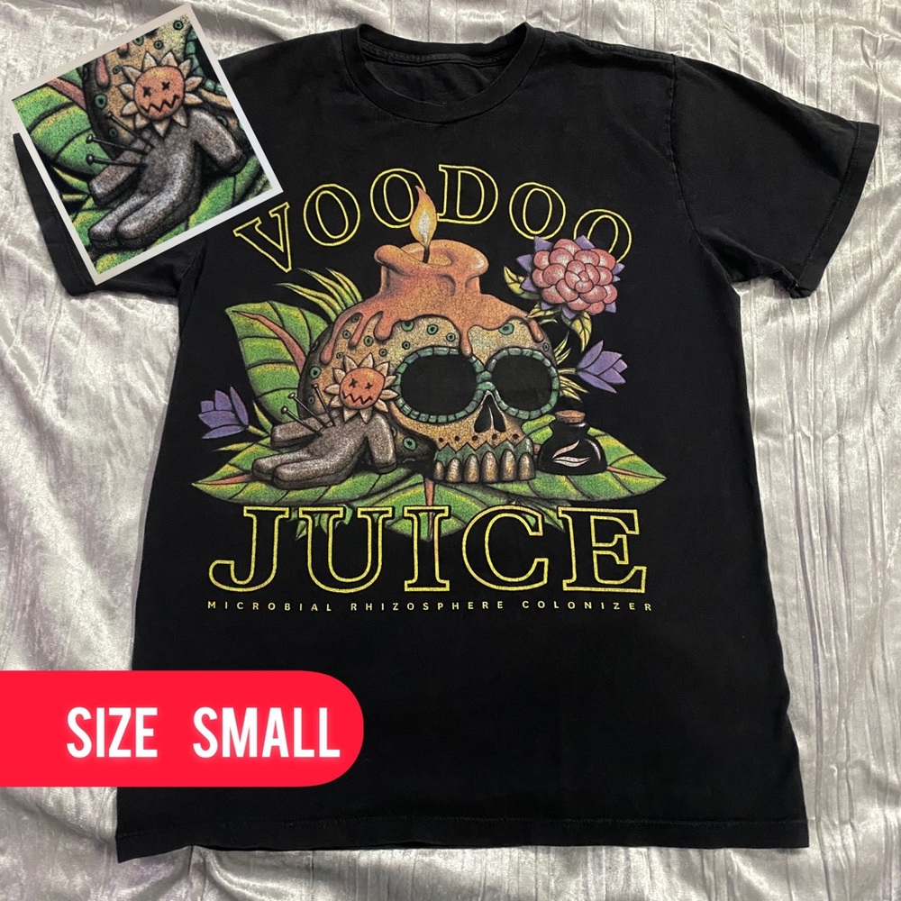 VOODOO shirt size S - black voodoo juice doll